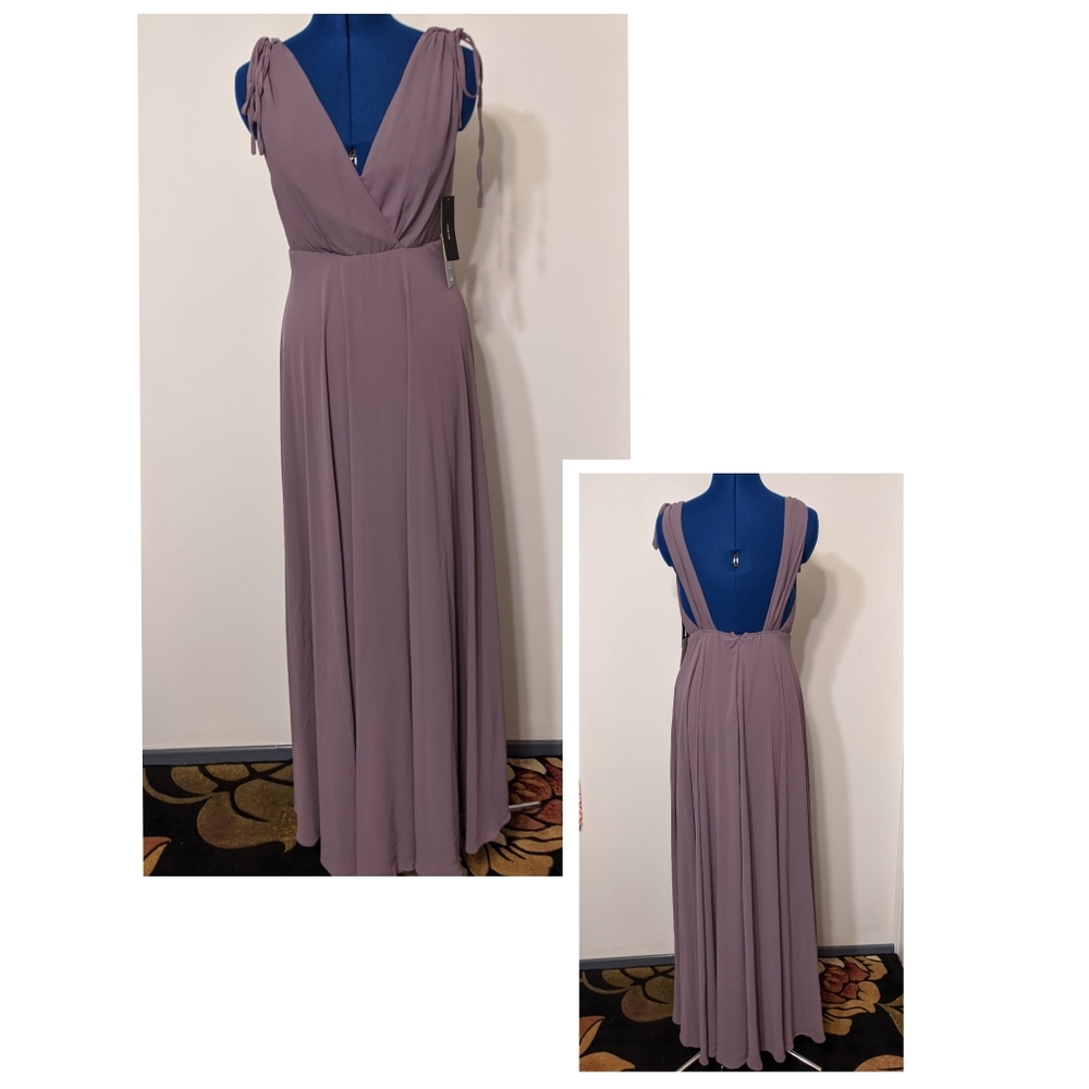 Lulu's Dance The Night Away Backless Maxi Dress